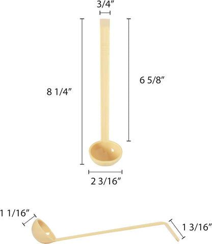 Kitchen Ladle Polycarbonate - Sauce Ladle Serving Ladle for Stirring Portioning Serving Soups Chili Stew in Restaurants Home Best Serving Kitchen Accessories