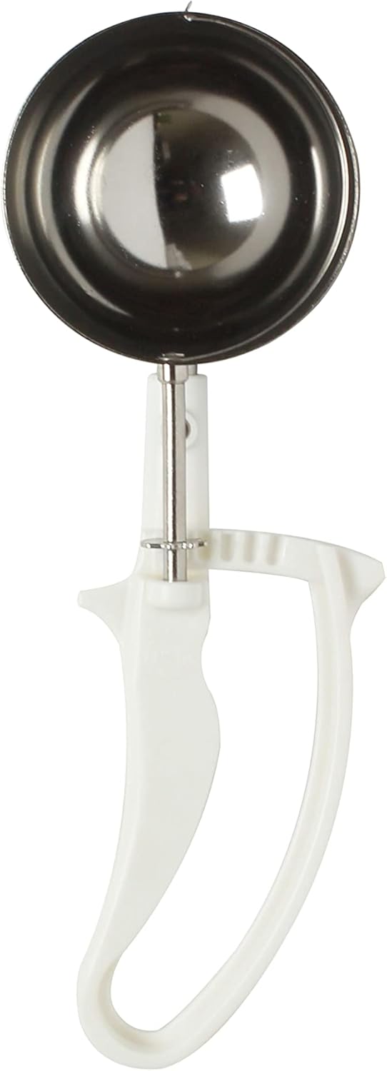 Disher Stainless Steel with Easy Grip Handle - Cookie Scooper for Baking Cookie Scoops For Portion Control Scoop Cupcake Batter Ice Cream Frozen Yogurt Gelatos