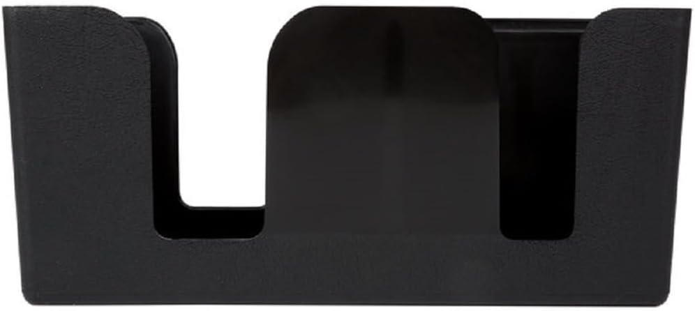 6 Compartment Bar Caddy 9-1/2" x 5-3/4" x 4-1/8" Black Color - Condiment Dispenser Countertop Organizer Condiment Supplies Holder for Home Work Restaurant