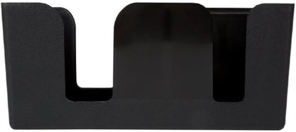 6 Compartment Bar Caddy 9-1/2" x 5-3/4" x 4-1/8" Black Color - Condiment Dispenser Countertop Organizer Condiment Supplies Holder for Home Work Restaurant