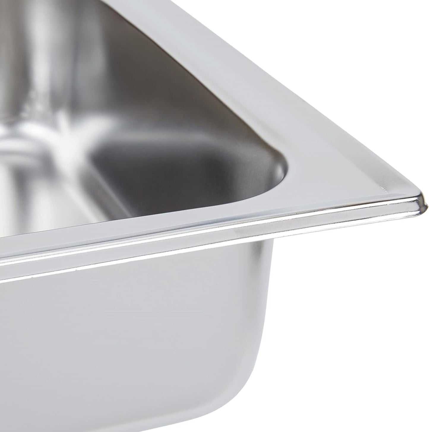22" x 14" x 4-1/2" Full Size Dripless Water Pan Stainless Steel - Hold Water For Steam Table Chafing Dish Equipment For Food Warmer Steam Table Pans Water Pan For Food Pan