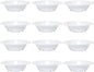 12 oz. Soup/Cereal Bowl Melamine Set of 12- Dishwasher Safe Break-Resistant Reusable Bowls Serving Bowl Soup Bowls for Fruits Salad Kitchen Restaurants
