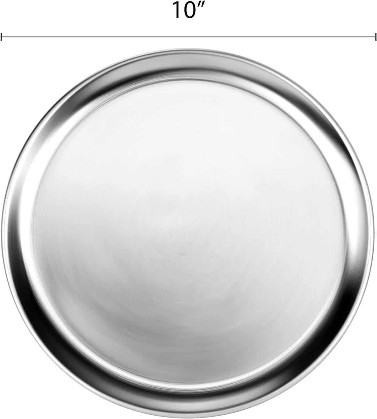 Pizza Tray Pan Wide Rim Aluminum Set of 3- Bakeware Round Pizza Pan Pizza Tray Baking Tray Round Baking Tray for Home Kitchen Pizzeria & Restaurants