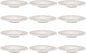 16 oz Pasta Bowls Melamine Set of 12- Dishwasher Safe Break-Resistant Reusable Pasta Plates Serving Bowl Pasta Bowls for Dinner Home Kitchen Restaurants