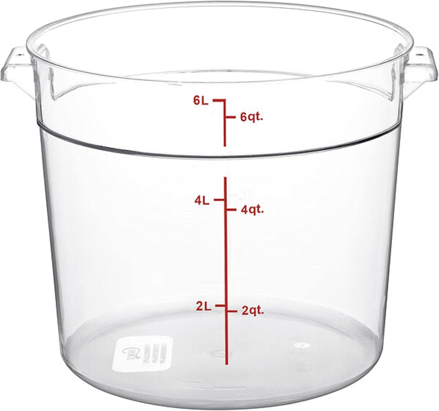 Clear Round Container Lid for Round Polycarbonate Food Storage Container for Food Storage Container Meal Prep Containers Reusable Kitchen Organization
