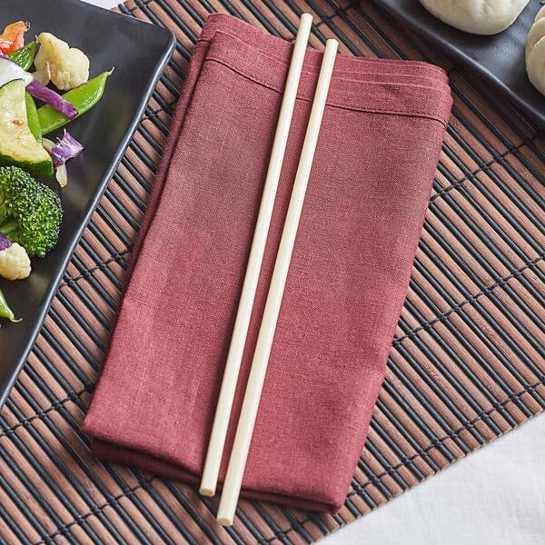 10-3/4” Chopsticks Set of 1000 Pairs - Reusable Chopsticks Japanese Chopsticks Bulk Chinese Chopsticks Lightweight Non-Slip Flatware Best for Sushi & Asian Dishes