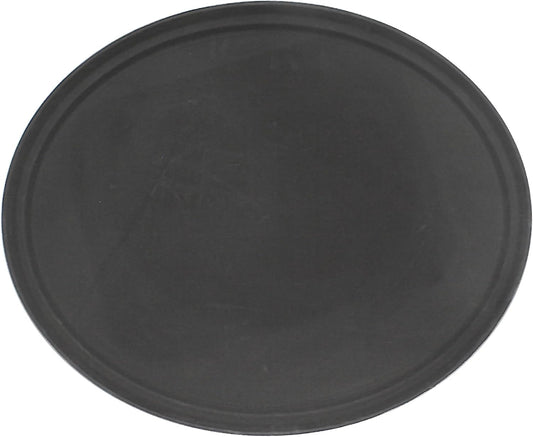 22" x 27" Oval Anti-Slip Serving Tray Rubber Lined Surface - Restaurant Serving Trays Plastic Food Server Tray Raised Edges for Home Kitchen Restaurant Cafeteria Bar Hotel