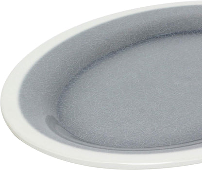 Oval Platters Melamine Set of 12- Dishwasher Safe Break-Resistant Reusable Serving Platter Plates Kitchen Plates Dinnerware Appetizer Plates Serving Plate