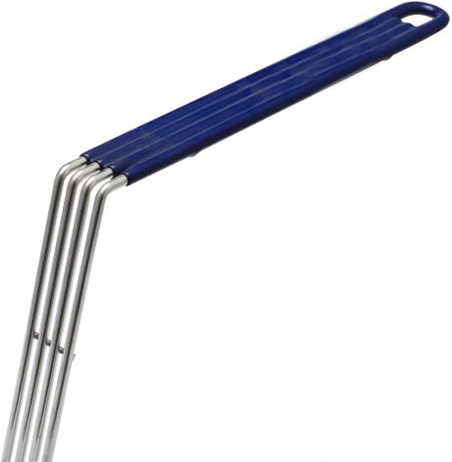 Rectangular Deep Fry Basket Press Heavy Duty Nickel Plated Iron with Coated Handle - for Home and Restaurant Kitchen Frying Chips Fish Sausages