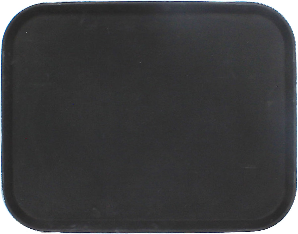 14" x 18"  Rectangular 2 Service Tray Fiberglass Non Slip Surface Service Trays Restaurant Tray Plastic Food Meals Server Tray for Home Kitchen Restaurant Cafeteria Bar Hotel