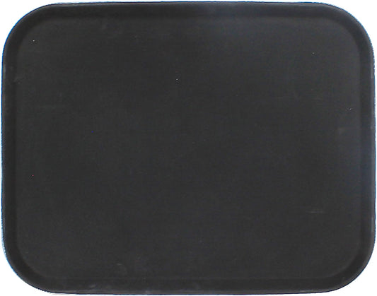 14" x 18"  Rectangular 2 Service Tray Fiberglass Non Slip Surface Service Trays Restaurant Tray Plastic Food Meals Server Tray for Home Kitchen Restaurant Cafeteria Bar Hotel