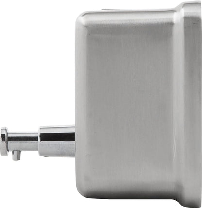 40 oz. Stainless Steel Horizontal Soap Dispenser Surface Mounted-Commercial Soap Dispenser Stainless Steel Pump Refillable Liquid Hand Soap Dispenser for Bathroom