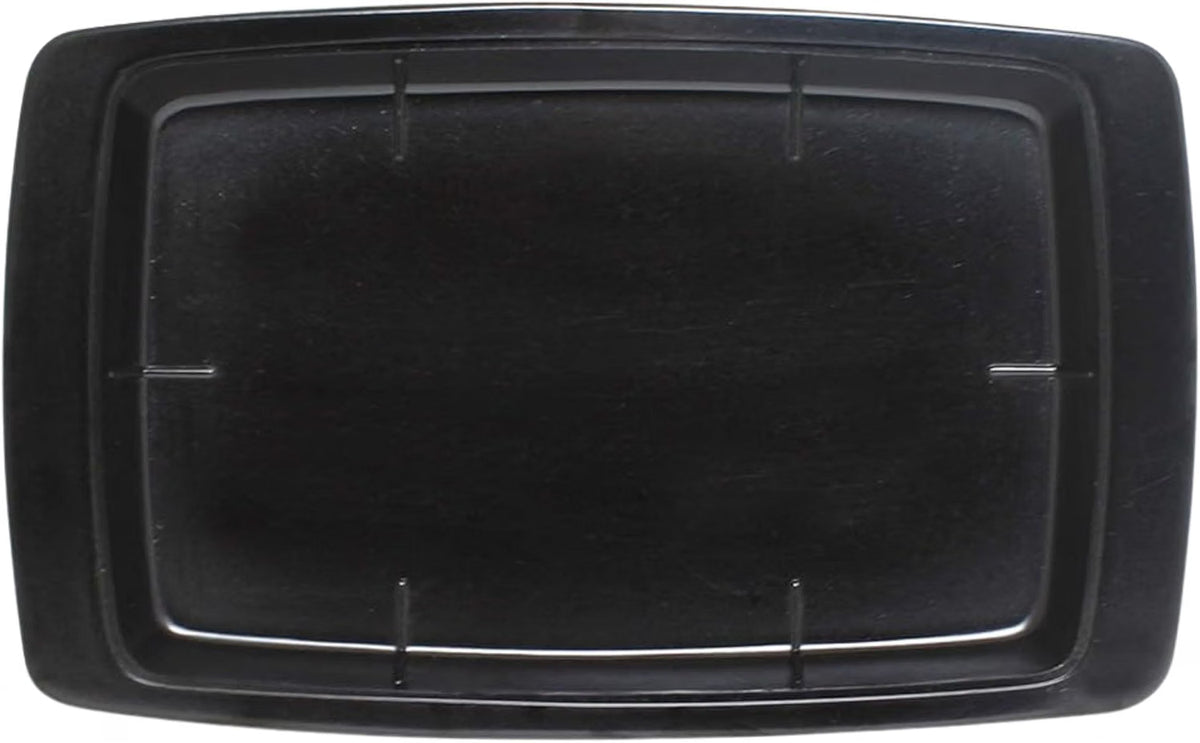 13" x 8" Rectangular Bakelite Underliner fits 11" x 7-1/5" Stainless Steel Sizzling Platter - Rectangular Sizzle Platter Underliner Base Restaurant Home Kitchen