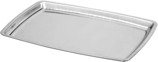 11" x 7-1/5" Rectangular Stainless Steel Sizzling Platter - Sizzler Platter Serving Platter Large Sizzling Platter Serving Tray Perfect for Meats Steak Fish And Vegetables