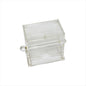 Acrylic Stirrer Dispenser Clear Color 7-5/8" x 4-1/8" x 5-5/8"- Countertop Organizer Coffee Stirrer Dispenser Storage for Plastic and Cocktail Drink Stirrers for Restaurant or Home