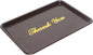 4 1/2" x 6 1/2" Plastic Tip Tray with Gold Thank You Imprint Color Set of 12 -Check Presenters for Restaurants Check Tip Trays Check Holders for Restaurants Bars Hotels