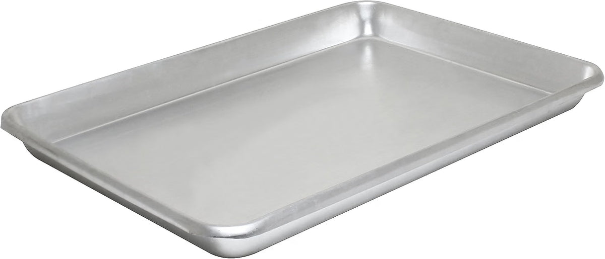All-Purpose Aluminum Bake & Roasting Pan with Foldable Handles – 26-1/4" x 18-1/4" – Versatile Baking Tray & Roaster for Cookies, Cakes, Chicken, and More – Perfect for Oven Baking & Roasting