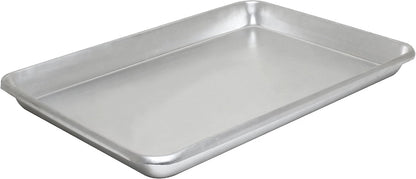 All-Purpose Aluminum Bake & Roasting Pan with Foldable Handles – 26-1/4" x 18-1/4" – Versatile Baking Tray & Roaster for Cookies, Cakes, Chicken, and More – Perfect for Oven Baking & Roasting