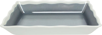 Rectangular Serving Melamine Tray - Dishwasher Safe Break-Resistant Reusable Serving Platter Plates Kitchen Plates Dinnerware Appetizer Plates