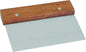6" x 4" Dough Scraper Stainless Steel Blade with Wooden Handle- Multipurpose Food Scrappers Dough Cutter for Bread Dough Cake Fondant Icing Baking Cooking