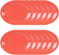 Oval Platter Pure Melamine Set of 12- Dishwasher Safe Break-Resistant Reusable Plates Kitchen Plates Dinnerware Serving Platter Dishes for Home Kitchen