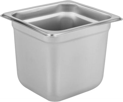 Deep Stainless Steel Anti-Jamming Steam Pan 22 Gauge- Chafing Steam Table Pans Catering Food Storage Metal Pan Hotel Pan for Restaurant Events Catering Use