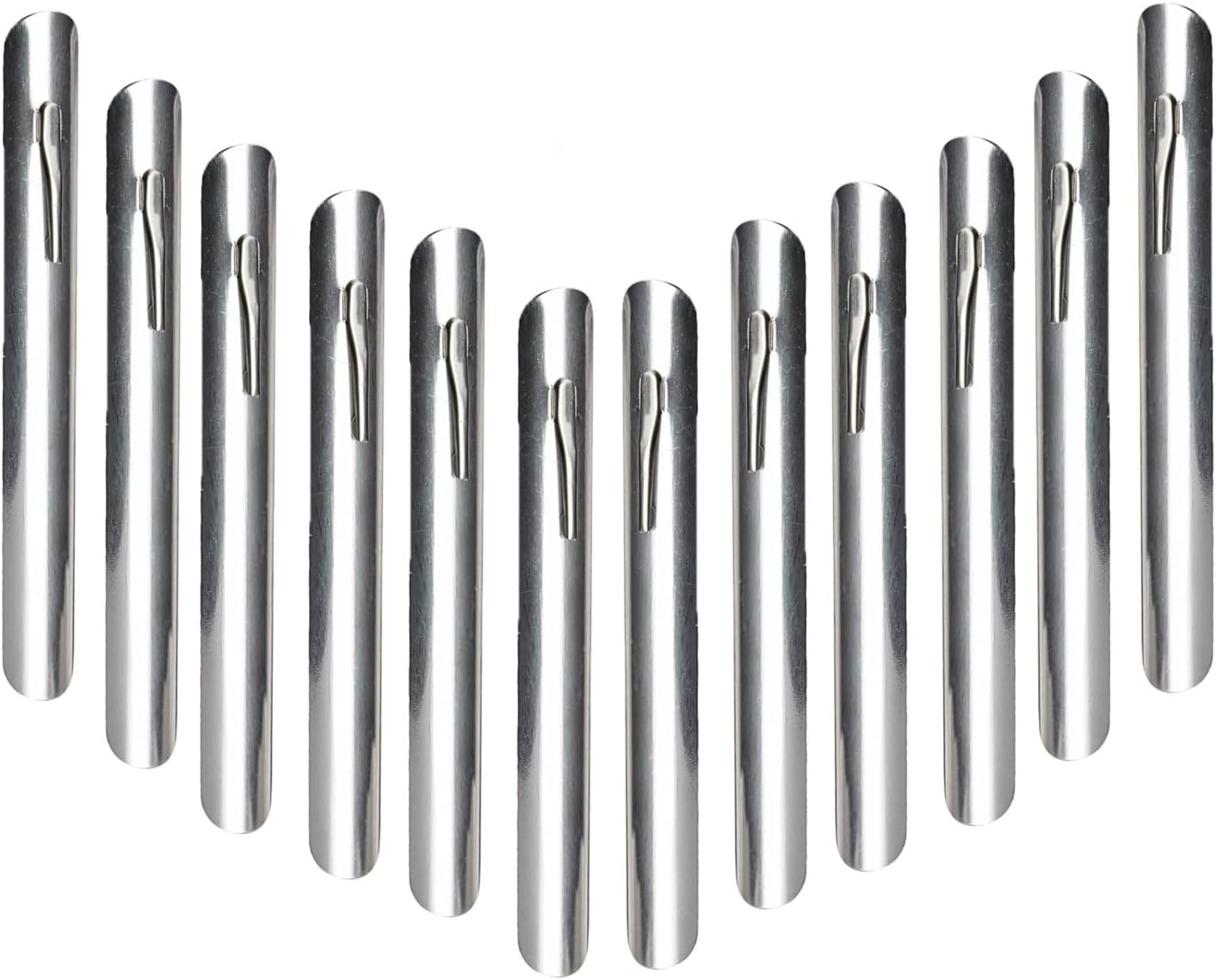 Aluminum Table Crumber Set of 12 - Restaurant Crumb Sweepers Cleaner Scraper Crumber Table Crumbers for Tablecloth in Restaurants Homes Servers Waiters Tool Accessories