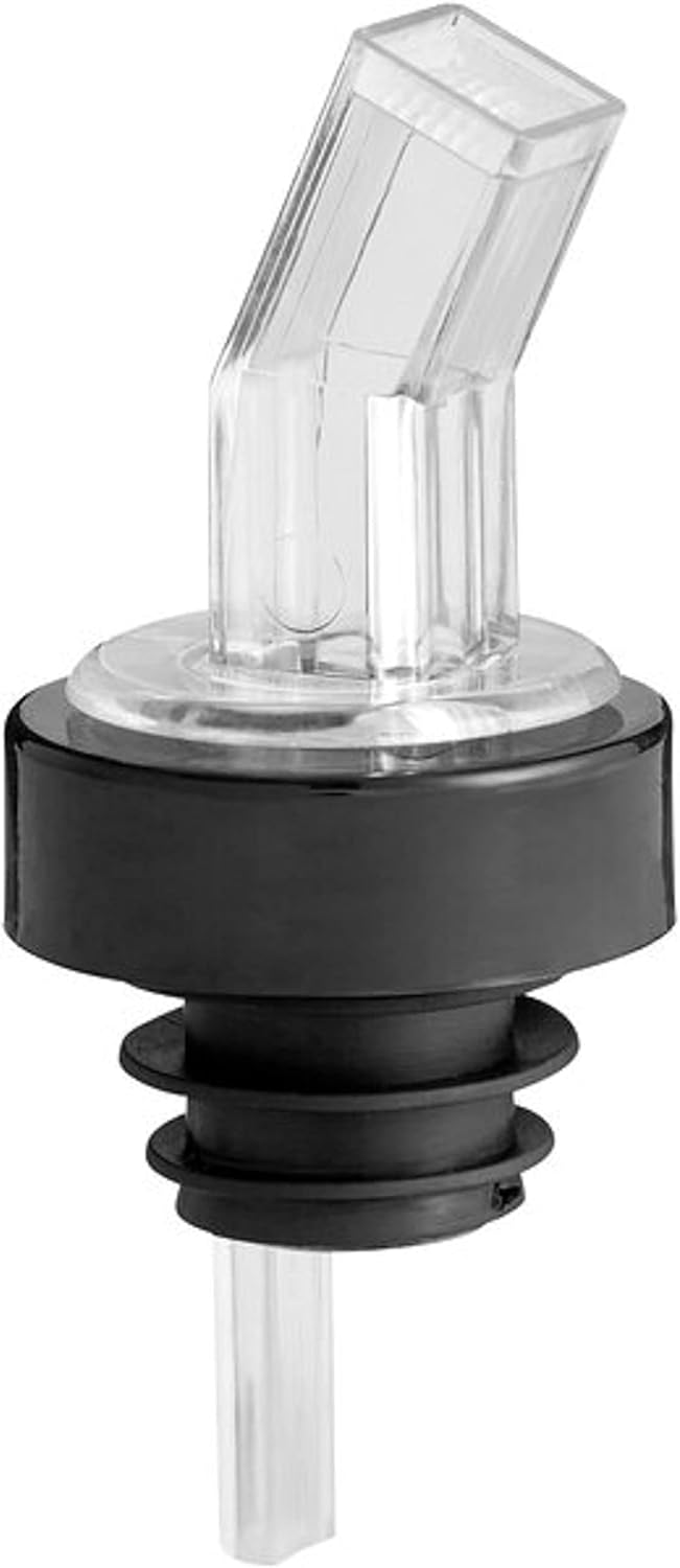 Liquor Pourer with Built-in Screen Acrylonitrile Set of 12- Liquor Bottle Pourers Shot Dispenser Screen Liquor Bottle Pourers Alcohol Pourers Bar Bartender Accessories