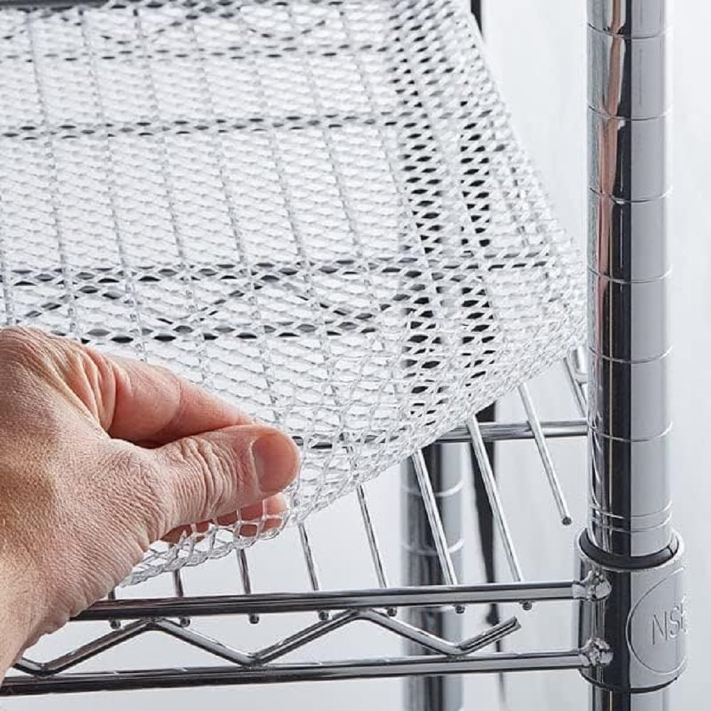 Shelf Liner Polyethylene Bar Liner- Cabinet Liner Shelf Liner Non-Adhesive Liners Smooth Surface Plastic Liners Protect Kitchen Cabinets and Cupboard Drawers