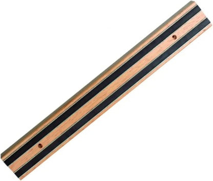 Magnetic Wooden Knife Tool Bar with Two Magnetic Strips- Multi-Purpose Functionality Knife Holder Knife Strip Magnetic Tool Organizer Knife Bar for Kitchen Utensil Organizer