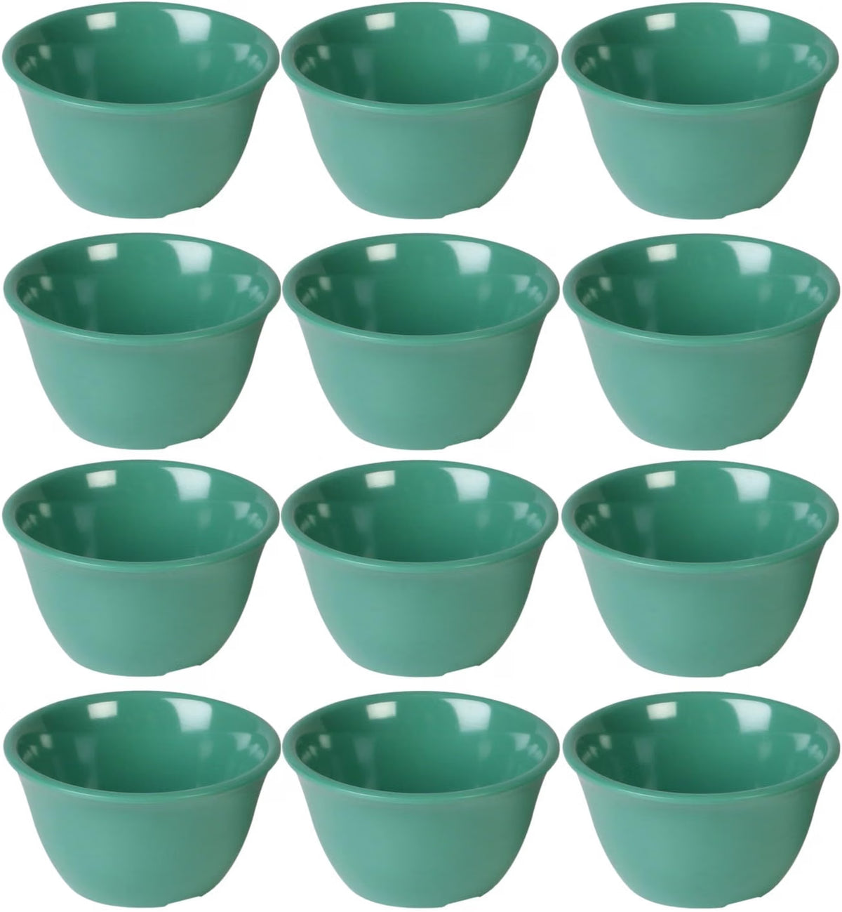 Bouillon Cup Color Melamine Set of 12- Dishwasher Safe Break-Resistant Reusable Bowls Serving Soup Bowl Broth Cups Soup Bowls Ice Cream Dipping Sauce
