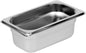 Deep Stainless Steel Anti-Jamming Steam Pan 22 Gauge- Chafing Steam Table Pans Catering Food Storage Metal Pan Hotel Pan for Restaurant Events Catering Use