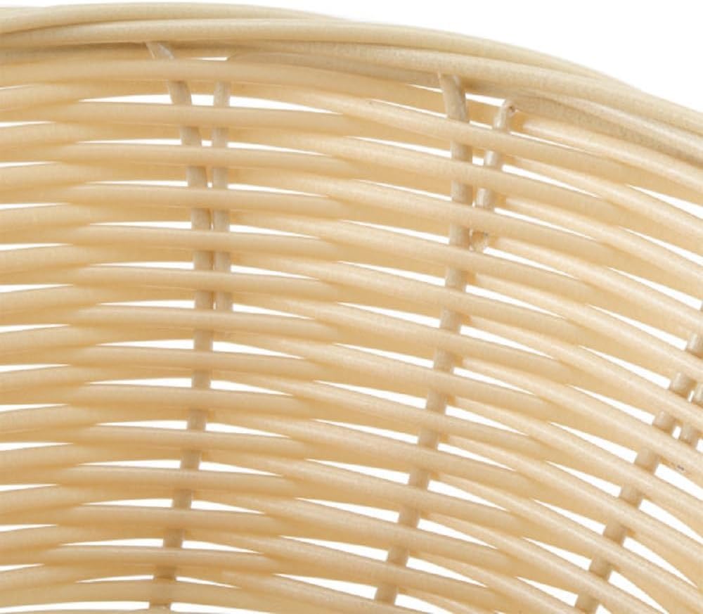 Hand-Woven Bread Basket - Restaurant Woven Food Serving Basket for Fruit Bread Serving Basket Decorative Basket Perfect for Cafe Home and Restaurants