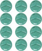 3 Compartment 10 1/4” Divided Plate Melamine Set of 12- Dishwasher Safe Break-Resistant Serving Platter Dinner Plates Portion Plates for Dinner Home Kitchen Restaurants