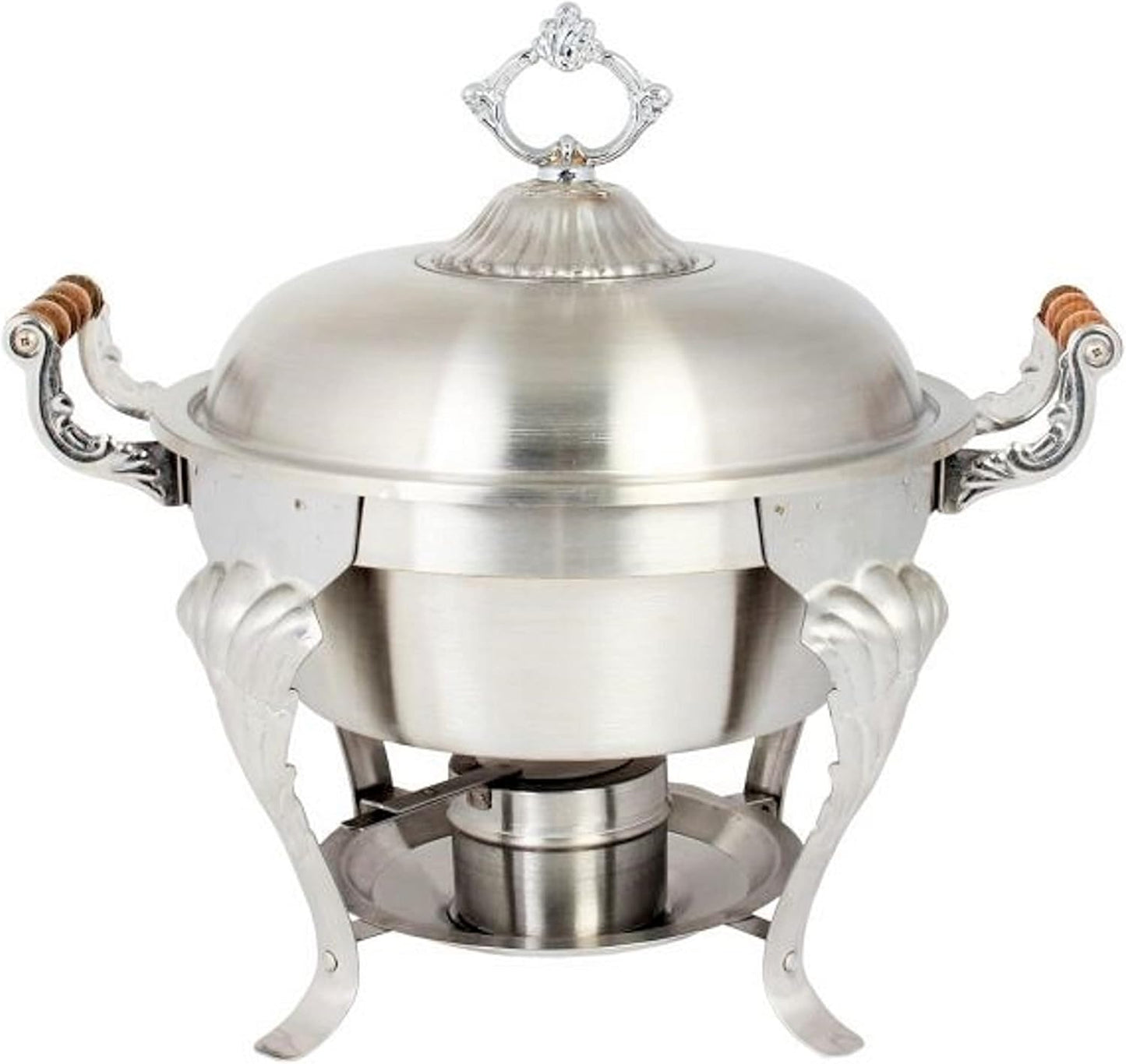 Stainless Steel Half Size Chafing Dish with Handles Complete Set- Food Warmer Chafers and Buffet Warmer Set for Catering Event Party Holiday Buffet Weddings Catering