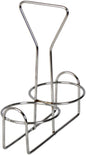 Condiment Jar Holder Iron Plated Hole Size: 3-3/8" Diameter - Condiment Rack Holder Table Caddy Tabletop Seasoning Spice Organizer for Home and Restaurant