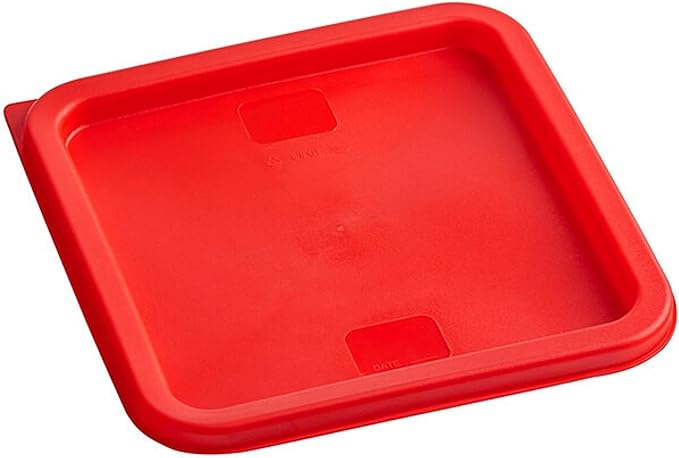 Polycarbonate Square Food Storage Container - Commercial Food Storage Containers Meal Prep Containers Reusable Food Containers for Pantry Kitchen Storage Organization
