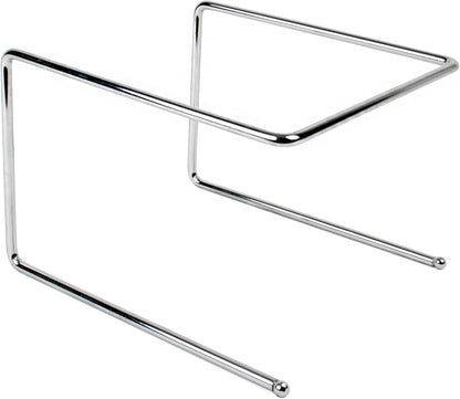 9-1/2" x 9" x 6-1/2" Wire Pizza Tray Stand Chrome Plated Set of 2- Metal Pizza Stand Tray Tabletop Pizza Pan Riser Food Platter Tray and Display Rack Metal Pizza Table Stand