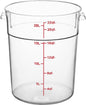 Clear Round Container Lid for Round Polycarbonate Food Storage Container for Food Storage Container Meal Prep Containers Reusable Kitchen Organization