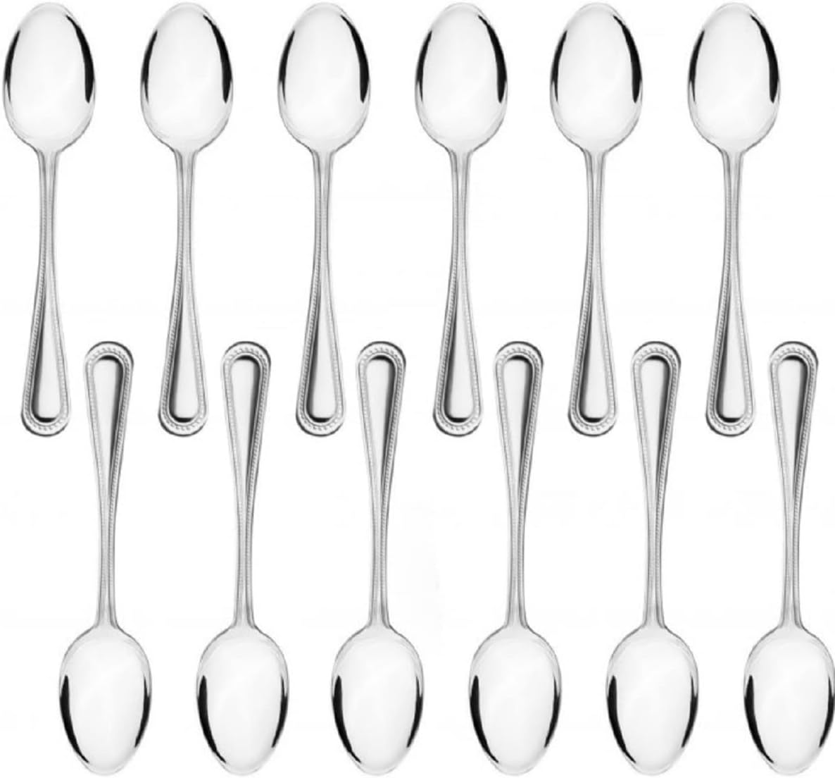 Jewel Stainless Steel Set of 12-  Flatware Cutlery Kitchen Tableware Set for Home and Restaurant