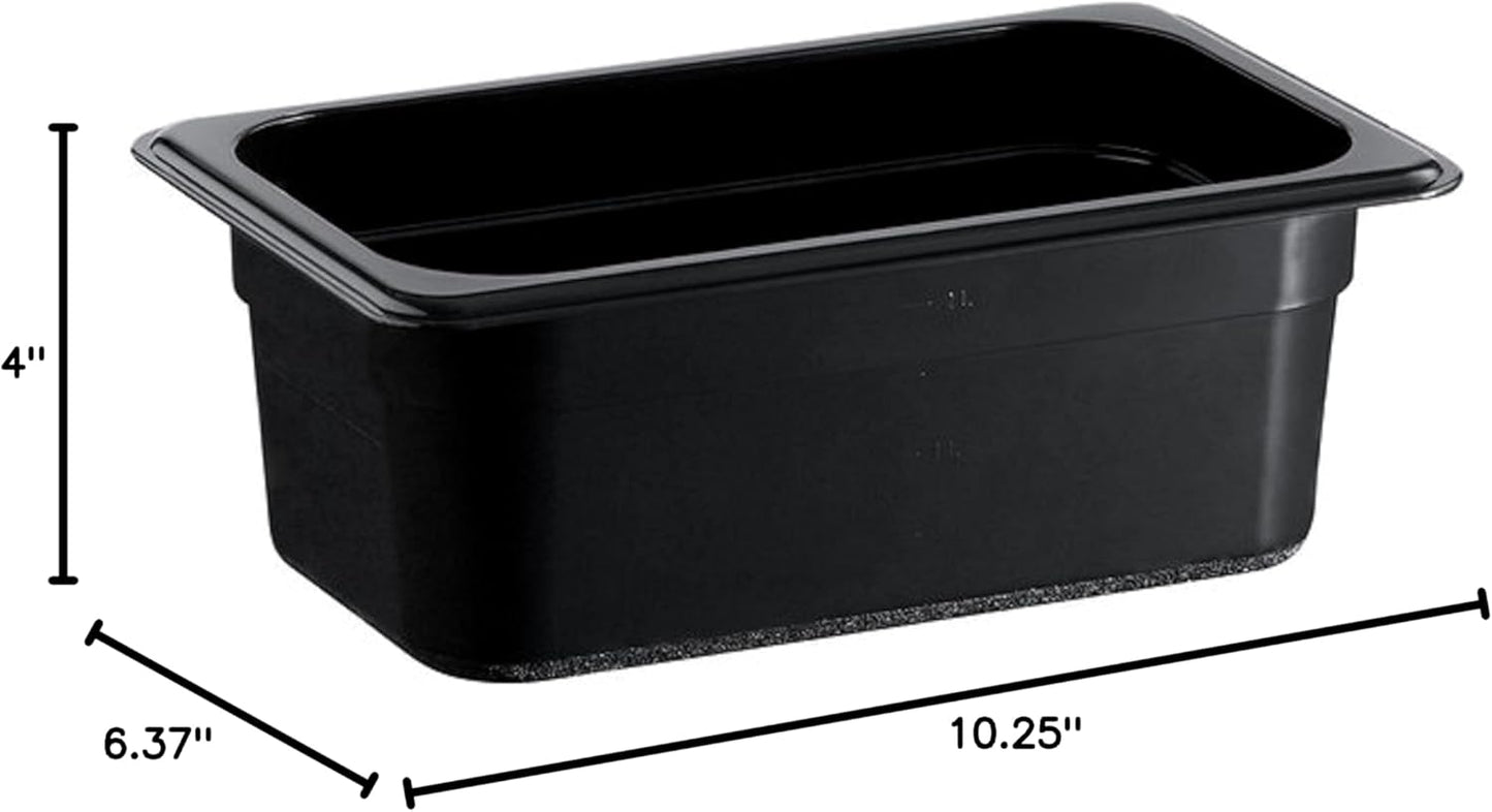 Deep Polycarbonate Food Pan - Commercial Restaurant Food Storage Containers Hotel Pans for Catering Buffets Restaurants Fruits Vegetables Corns