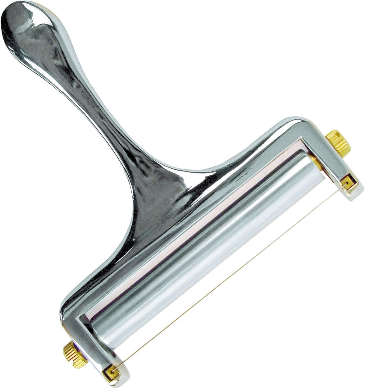 Heavy Duty Cheese Slicer - Hand Held Cheese Cutter for Cheddar Gruyere Raclette Mozzarella Cheese Block Adjustable Cheese Shaver Thick & Thin Slicer Cheese Curler (Silver)