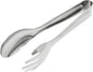 8" Stainless Steel Multi Serving Spoon- Metal Food Tongs Strong Grip Serving Utensils Serving Tongs for Grabbing Food Parties Catering Appetizer Tongs Tea Party Coffee Bar