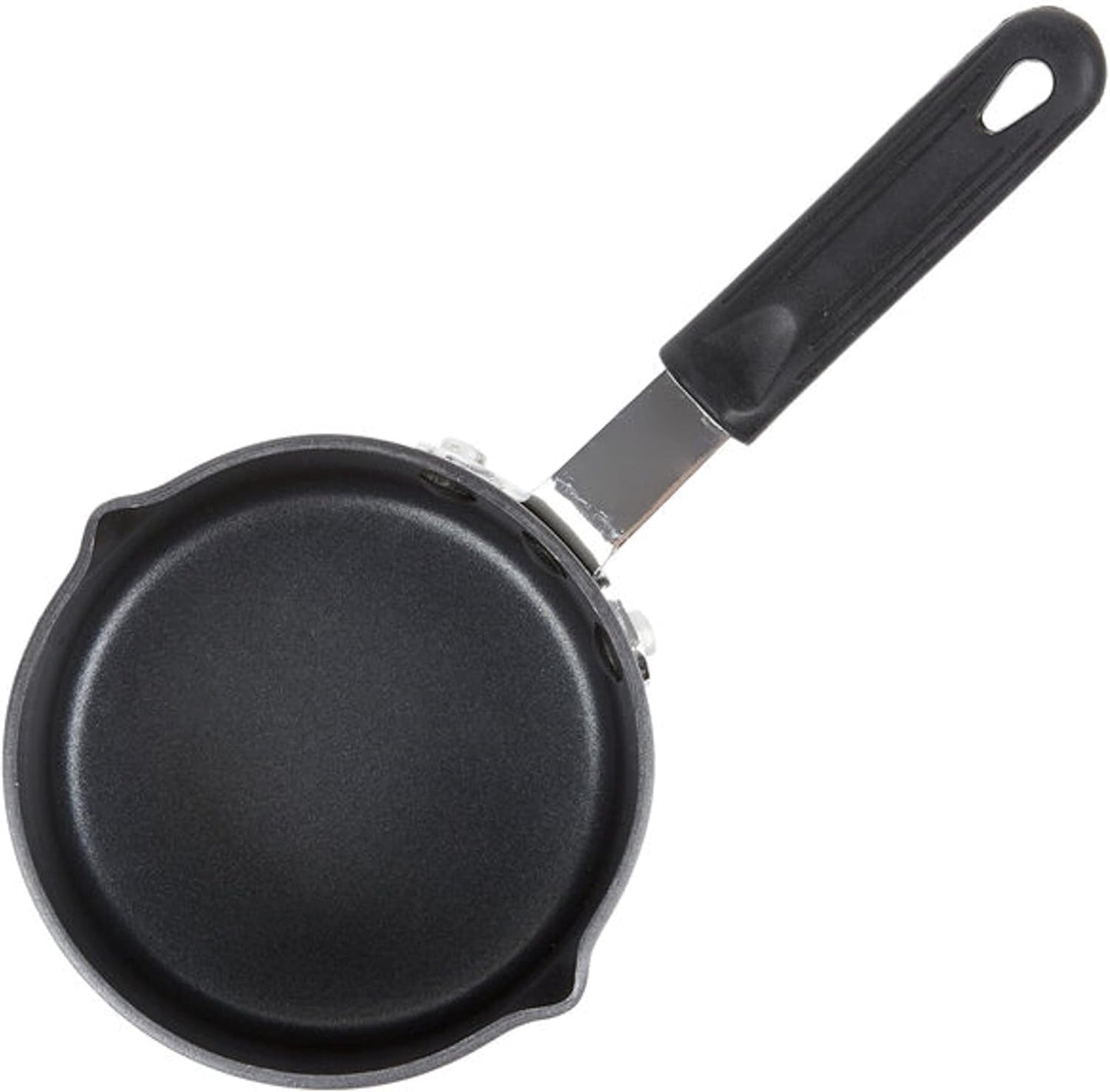 Non-Stick SaucePan Anodized Aluminum with Pour Spout Black Cool Handle Sleeve- Multipurpose use Cooking Sauce Pan Cookware Cooking Pot for Home Kitchen Restaurant