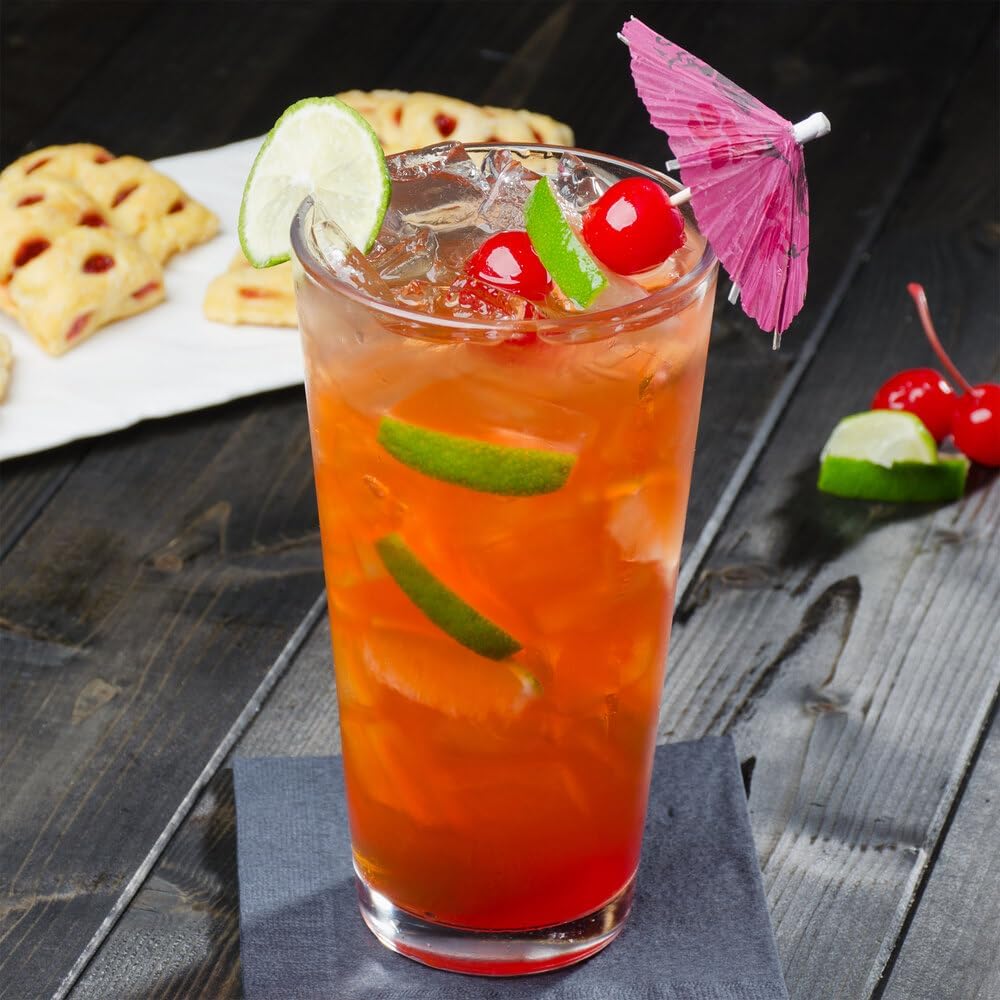 Mixing Glass Polycarbonate with Starburst Heavy Base Clear Color Comes in each- Beverage Plastic Drinking Glass Shatterproof Drinking Cup Reusable Drinking Tumbler Plastic