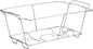 Full Size Chrome Wire Chafer Stand for Disposable Pans Chrome Plated- Food Warmer Chafers and Buffet Warmer Stand for Catering Event Party Holiday Buffet Weddings Catering