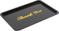 4 1/2" x 6 1/2" Plastic Tip Tray with Gold Thank You Imprint Color Set of 12 -Check Presenters for Restaurants Check Tip Trays Check Holders for Restaurants Bars Hotels