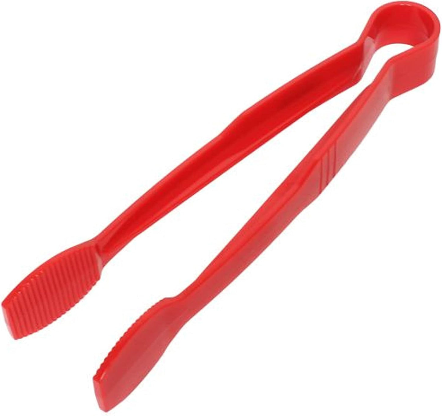 Flat Grip Tong Utility Tong Polycarbonate - Serving Tong Kitchen Tong Buffet Tongs Utensil High Heat Plastic Flat Ice Tongs for Tea Coffee Party Appetizers Desserts
