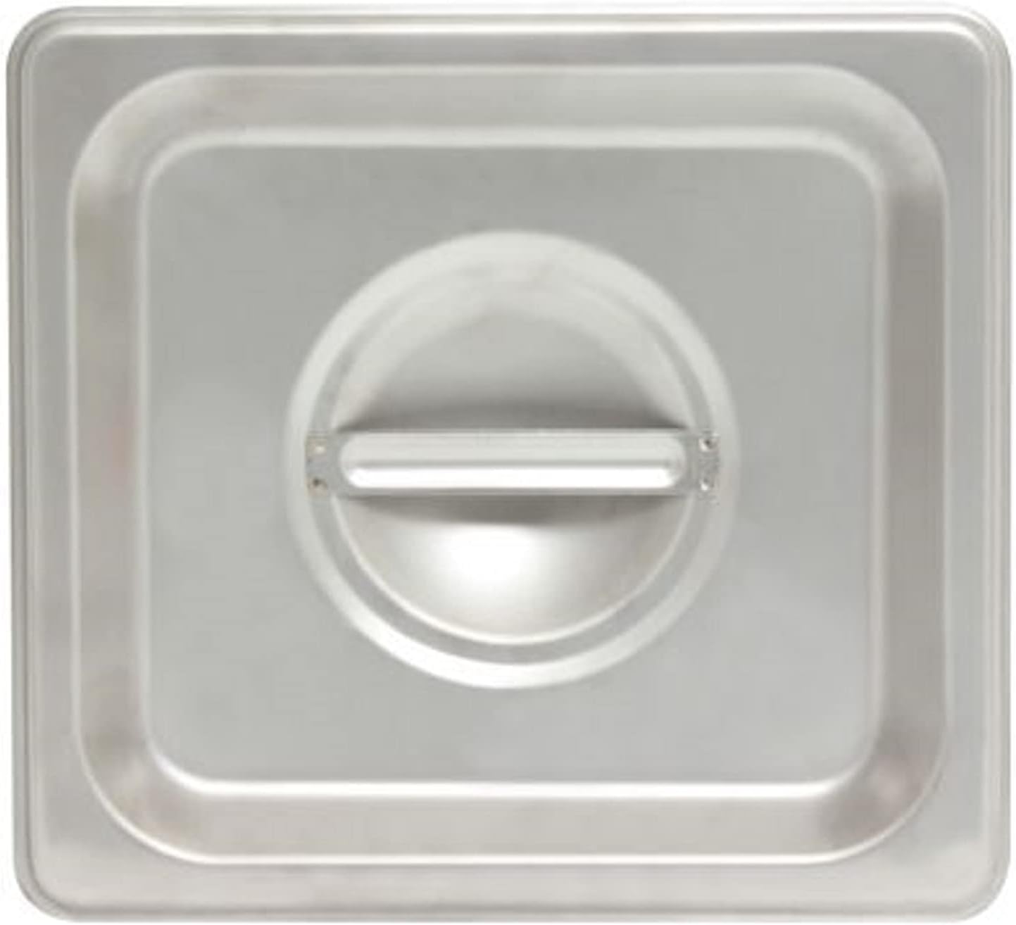 Stainless Steel Anti-Jamming Steam Pan Cover 24 Gauge- Chafing Anti-Jam Steam Table Pan Lid Catering Metal Food Pan Cover for Restaurant Family Events Personal Catering