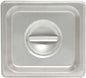 Stainless Steel Anti-Jamming Steam Pan Cover 24 Gauge- Chafing Anti-Jam Steam Table Pan Lid Catering Metal Food Pan Cover for Restaurant Family Events Personal Catering